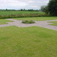 Tilstock Cemetary garden designed by Butler Landscapes.